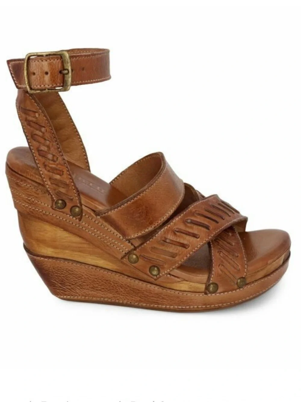 Bed Stu Kaphie leather wedges - Picture 1 of 9